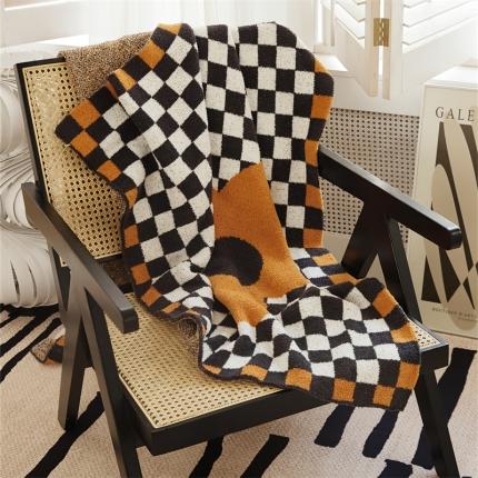 91家纺网 家纺一手货源 找家纺 暖绵绵 2025新款半边绒毛毯-艾莎 艾莎黄色