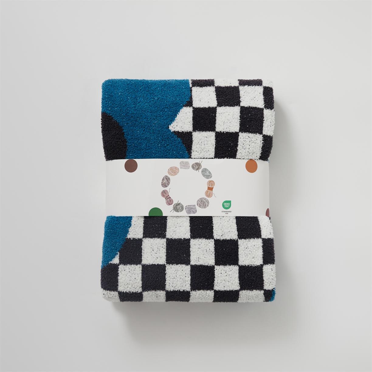 91家纺网 家纺一手货源 找家纺 暖绵绵 2025新款半边绒毛毯-艾莎 艾莎蓝色