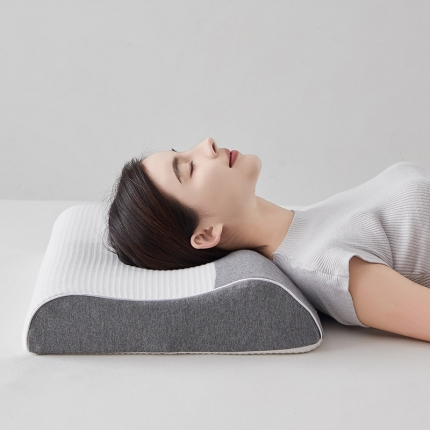 （总）乐可 2023新款针织牵引乳胶枕 枕头枕芯