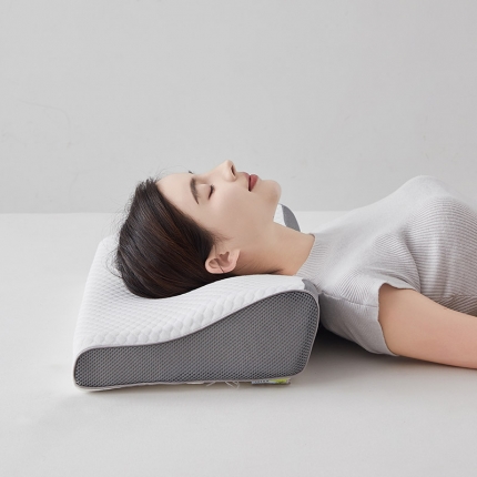 （总）乐可 2023新款针织蝶形乳胶枕 枕头枕芯