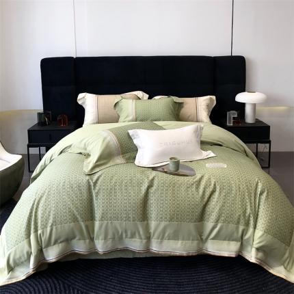 91家纺网 家纺一手货源 找家纺 （总）太古汇 2023新款数码印花+工艺款磨毛四件套-巴洛克系列