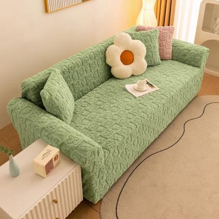 91家纺网 家纺一手货源 找家纺 （总）沐沐 2026新款如意草提花沙发套