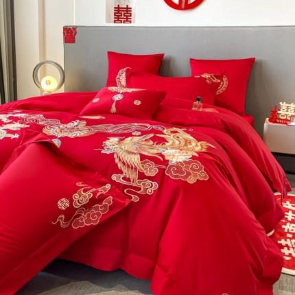 （总）金麦家纺 2023新款亲肤舒适刺绣婚庆四件套系列