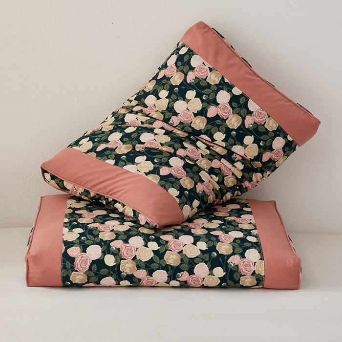 91家纺网 家纺一手货源 找家纺 （总）乐可 2023新款韩式碎花荞麦枕 枕头枕芯