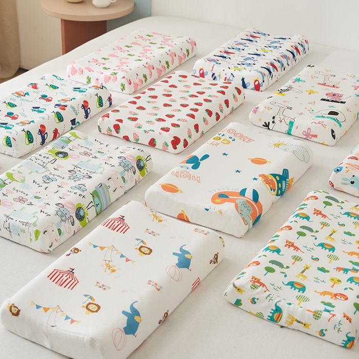 91家纺网 家纺一手货源 找家纺 （总）2023新款儿童乳胶枕平面枕2744 枕头枕芯