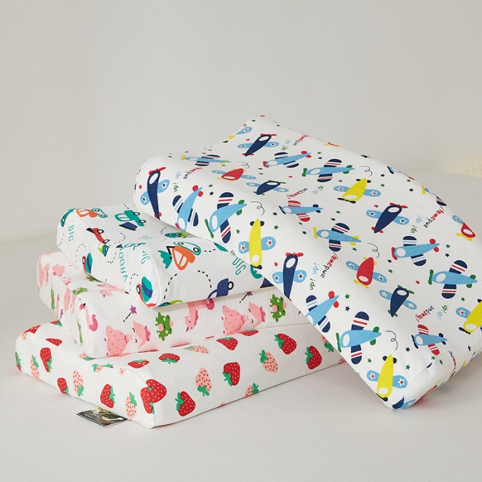 91家纺网 家纺一手货源 找家纺 （总）2023新款儿童乳胶枕平面枕2744 枕头枕芯