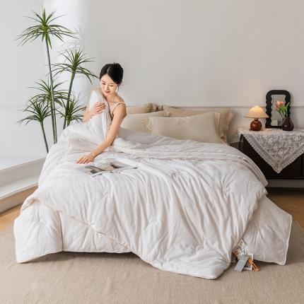 91家纺网 家纺一手货源 找家纺 （总）心悦家纺 2023新款80支全棉提花大豆二合一拉链款子母被