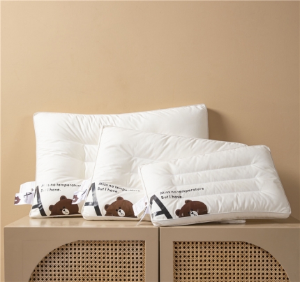 91家纺网 家纺一手货源 找家纺 全棉小熊枕枕头亲子款枕芯