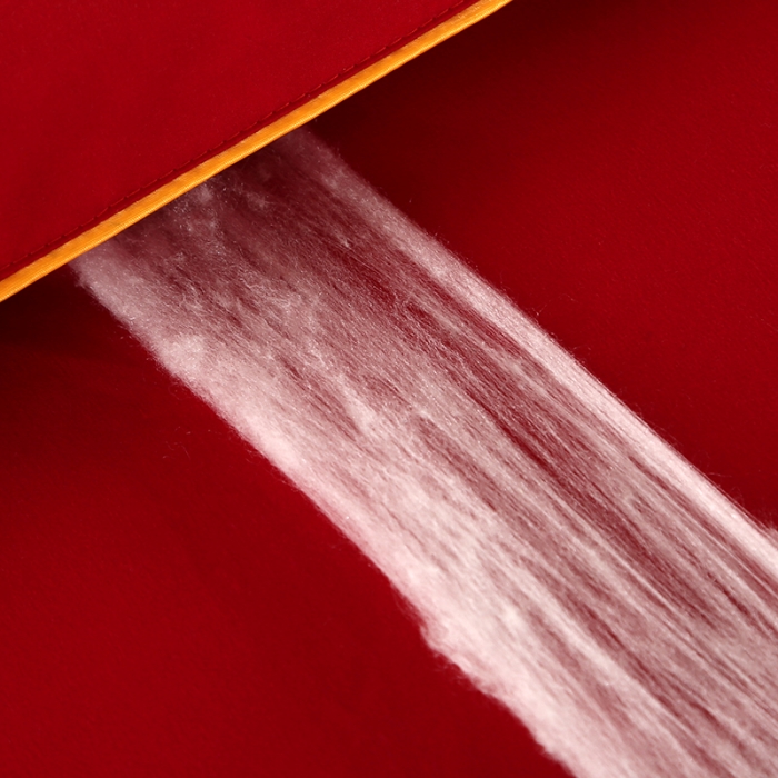 91家纺网 家纺一手货源 找家纺 美伦美 2023新款铂金尊享蚕丝子母被 手工订花   尊享红