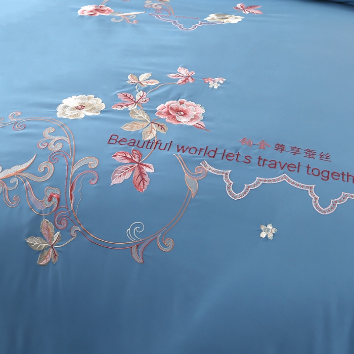 91家纺网 家纺一手货源 找家纺 美伦美铂金尊享专版刺绣被子被芯冬被春秋被夏被手工订花被经典玉