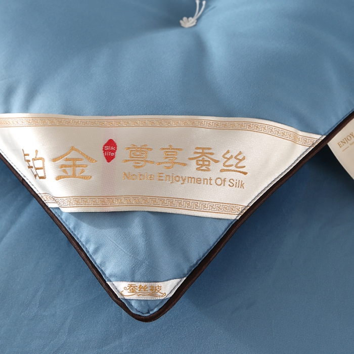 91家纺网 家纺一手货源 找家纺 美伦美铂金尊享专版刺绣被子被芯冬被春秋被夏被手工订花被经典玉