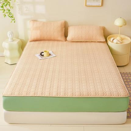 91家纺网 家纺一手货源 找家纺 （总）伊人坊 2023新款A类原棉大豆夹棉床笠