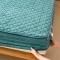 91家纺网 家纺一手货源 找家纺 一比一 2023新款加厚夹棉牛奶绒床笠床垫保护套系列 松霜绿
