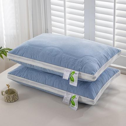 91家纺网 家纺一手货源 找家纺 仁宇 2023新款新负氧离子舒适枕头枕芯一个