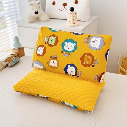 91家纺网 家纺一手货源 找家纺 总吉咪兔A类全棉儿童豆豆绒枕可水洗定型枕午睡枕卡通豆豆枕