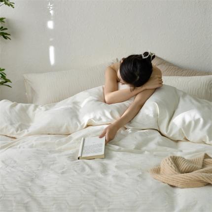 简家居 2023新款四件套陌离 乳白