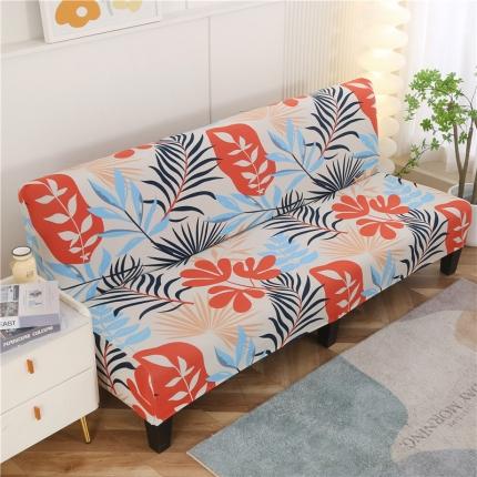 91家纺网 家纺一手货源 找家纺 雅竹 牛奶丝印花沙发床套（无裙边）蜜语