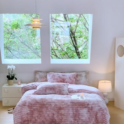 91家纺网 家纺一手货源 找家纺 （总）昔可家纺 2023兔兔绒四件套