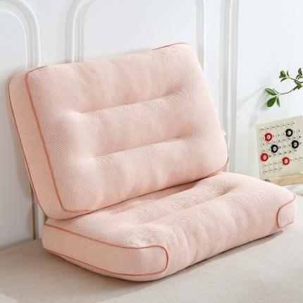 91家纺网 家纺一手货源 找家纺 梦叶草 2023新款乐享睡眠纯色针织护颈枕芯