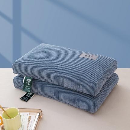 91家纺网 家纺一手货源 找家纺 总织布人 2023新款荞麦枕韩式玉米绒面包枕冬季保暖透气全荞麦枕头枕芯