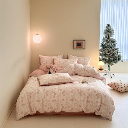 91家纺网 家纺一手货源 找家纺 (总) 798 2025新款全棉13070碎花四件套-摩伊系列