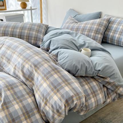 91家纺网 家纺一手货源 找家纺 （总）维娜斯 2024新款亲肤棉水洗棉印花单被套