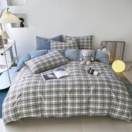 91家纺网 家纺一手货源 找家纺 （总）维娜斯 2024年新款亲肤棉水洗棉印花四件套