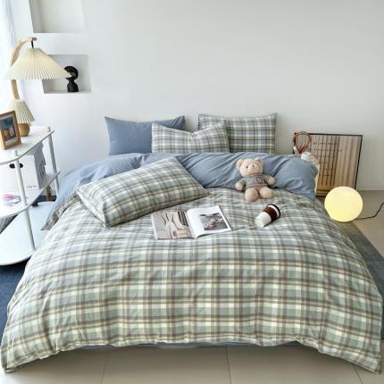 91家纺网 家纺一手货源 找家纺 （总）维娜斯 2024年新款亲肤棉水洗棉印花四件套