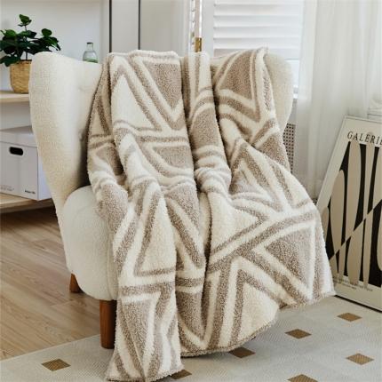 91家纺网 家纺一手货源 找家纺 （总）暖绵绵家纺 2025新款半边绒欧雅系列多功能盖毯