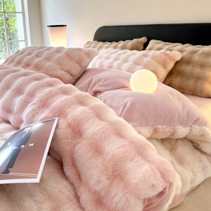 91家纺网 家纺一手货源 找家纺 左视觉 轻奢绒套件款2 拍摄样片