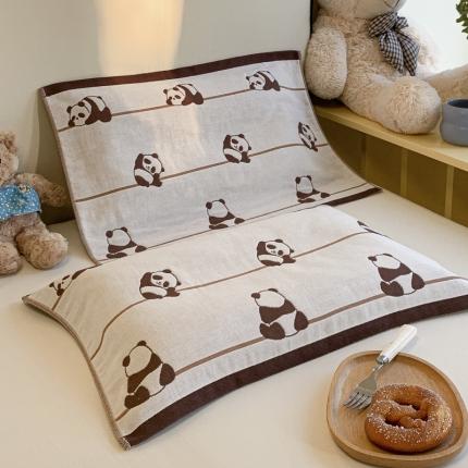 91家纺网 家纺一手货源 找家纺 （总）爱港家纺 2023新款A类全棉儿童枕巾乳胶枕芯枕巾60*40cm