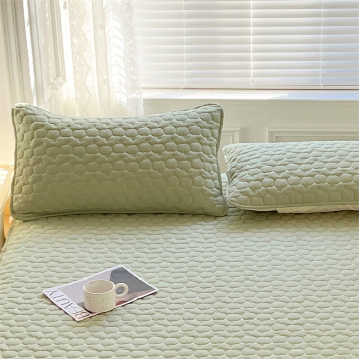 91家纺网 家纺一手货源 找家纺 （总）梦舒羽 2025新款防水抗菌夹棉枕套防口水头油枕芯套