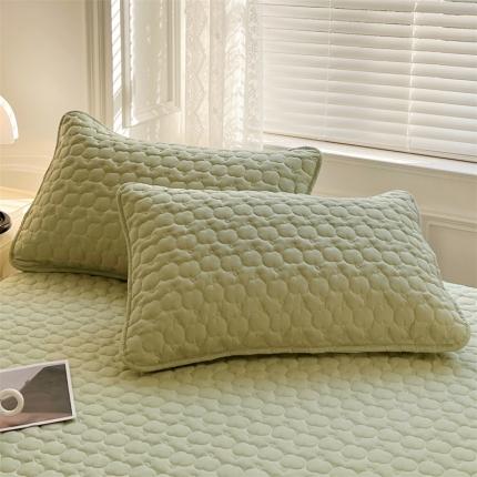 91家纺网 家纺一手货源 找家纺 （总）新款防水抗菌夹棉枕套防口水头油枕芯套