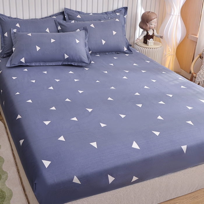 91家纺网 家纺一手货源 找家纺 小雨家纺 2026新款芦荟棉床笠 爱巢