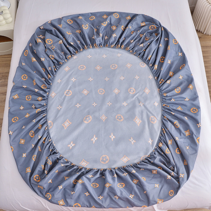 91家纺网 家纺一手货源 找家纺 小雨家纺 2026新款芦荟棉床笠 奥利维