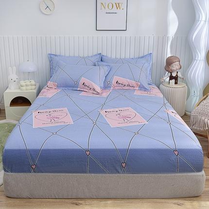 小雨家纺 2026新款芦荟棉床笠 鸿运当头