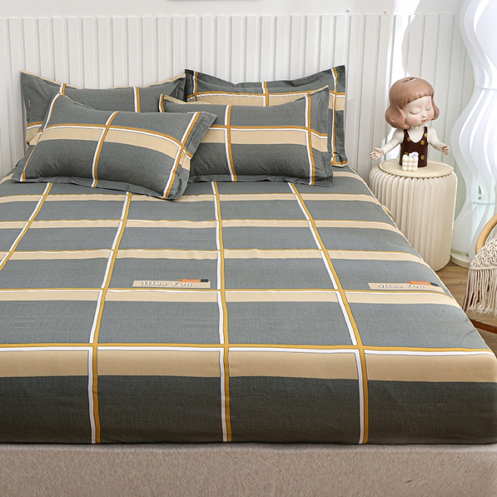 91家纺网 家纺一手货源 找家纺 小雨家纺 2026新款芦荟棉床笠 皇家学院