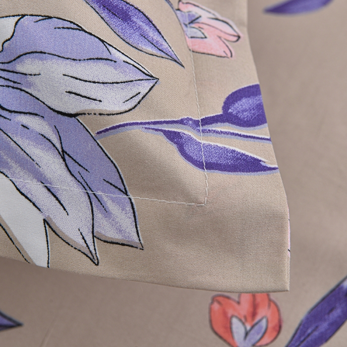 91家纺网 家纺一手货源 找家纺 小雨家纺 2026新款芦荟棉床笠 静美花颜棕