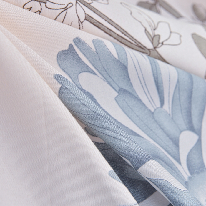 91家纺网 家纺一手货源 找家纺 小雨家纺 2026新款芦荟棉床笠 似水流年