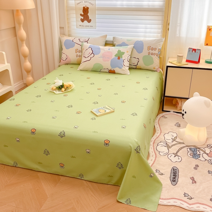 91家纺网 家纺一手货源 找家纺 晨希 2024春夏新款全棉13372印花四件套—卡通系列 小可爱