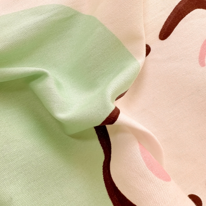 91家纺网 家纺一手货源 找家纺 晨希 2024春夏新款全棉13372印花四件套—卡通系列 小可爱