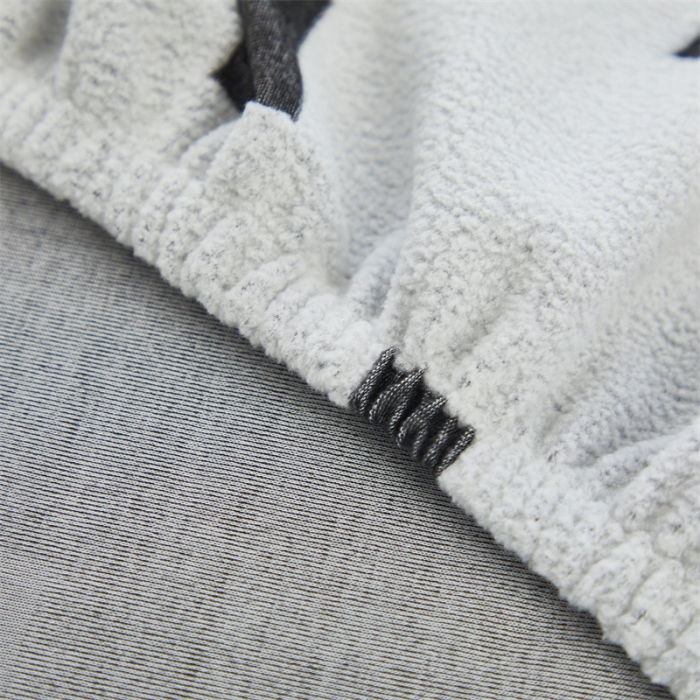 91家纺网 家纺一手货源 找家纺 逐日 2023新款云朵绒-黑白系列床头罩 黑白-方格