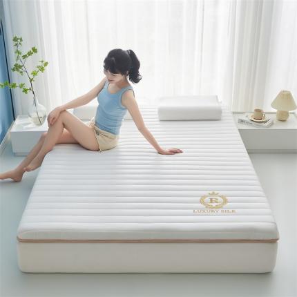 （总）鹿辉 2024新款牛奶丝烫画乳胶单边床垫