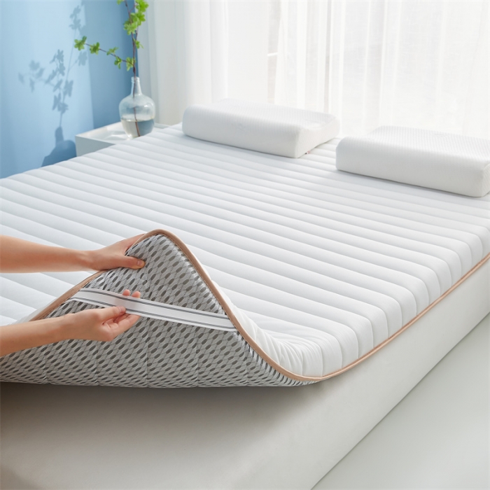 91家纺网 家纺一手货源 找家纺 （总）鹿辉 2025新款牛奶丝烫画单边床垫