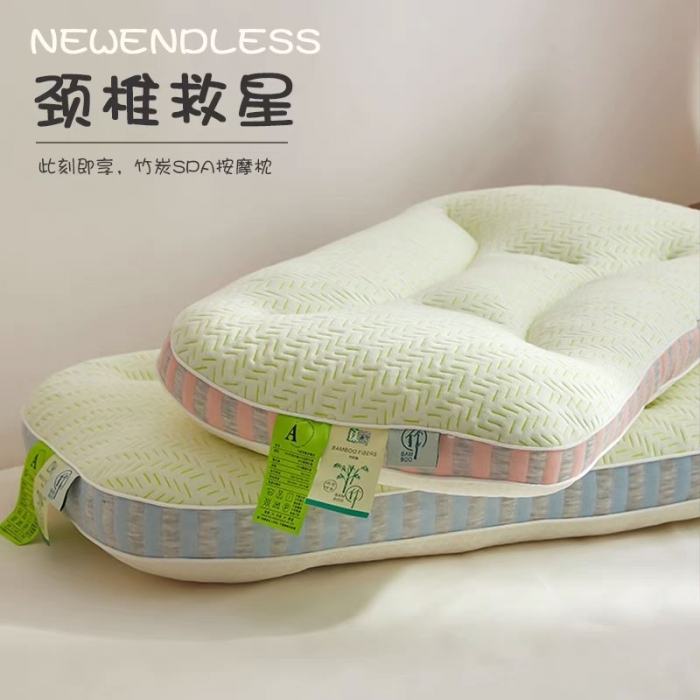 91家纺网 家纺一手货源 找家纺 （总）2024新款舒芯 软糯与支撑恰到好处 睡眠SOFT新体验 竹炭抑菌安睡枕