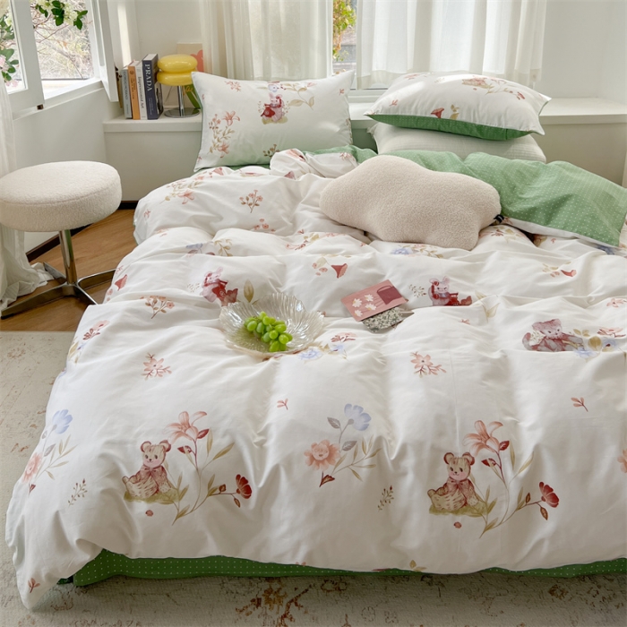 91家纺网 家纺一手货源 找家纺 时年 2023新款热爱生活·全棉系列第三期 春日贝尔