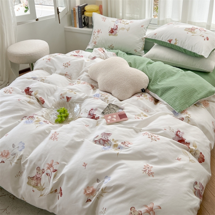 91家纺网 家纺一手货源 找家纺 时年 2023新款热爱生活·全棉系列第三期 春日贝尔