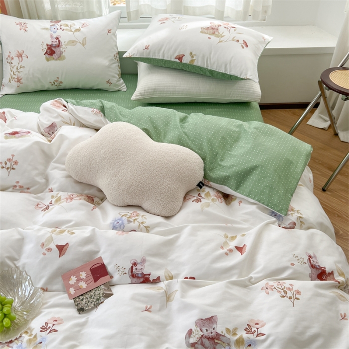 91家纺网 家纺一手货源 找家纺 时年 2023新款热爱生活·全棉系列第三期 春日贝尔