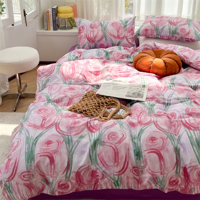 91家纺网 家纺一手货源 找家纺 时年 2023新款热爱生活·全棉系列第三期 乌梅子酱