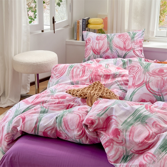 91家纺网 家纺一手货源 找家纺 时年 2023新款热爱生活·全棉系列第三期 乌梅子酱